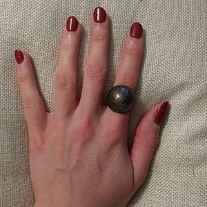 Sterling Silver Paisley Ring